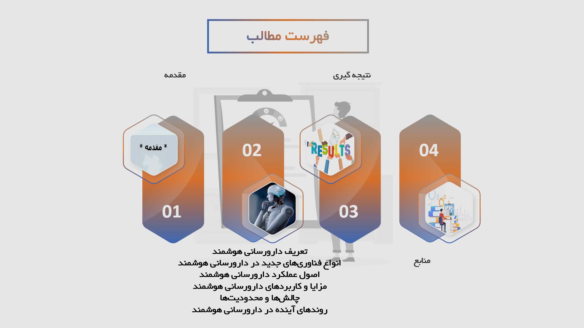 پاورپوینت فناوری‌های جدید در دارورسانی هوشمند